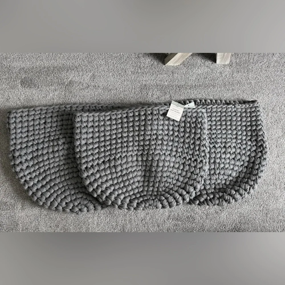 Huntington Home Heavy Chunky Knit Basket